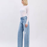 Kris Super High Rise Baggy Wide Leg Jeans