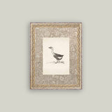 Single Goose Framed Antique Art