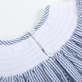 Baseball Smocked Bishop Dress