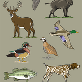 Hunting II Weatherproof Sticker Sheet