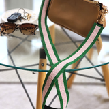 Jolina Beaded Purse Straps: Stripe