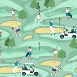 Baby Muslin Swaddle Blanket: Par-Tee Time Golf