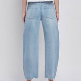Sauve High Rise Barrel Leg Jeans