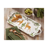 Warm Wishes Stag Rectangular Platter