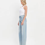 Alexa High Rise Full Length Wide Leg Jeans