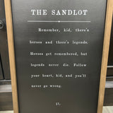 The Sandlot Sign
