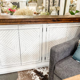 Emma Sideboard 4 Door Black Console | Mango Wood
