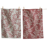 Canyon Print Leafy Vine Dishtowel