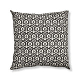 Ikat Flower Block Print Pillow