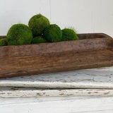 Large Carved Dough Bowl #9