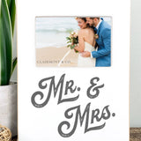 Mr. & Mrs. Wedding Picture Frame