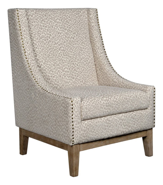 Jasmine Leopard Print Arm Chair