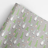 Gnomes Winter Gift Wrap Roll (3 sheets/roll)