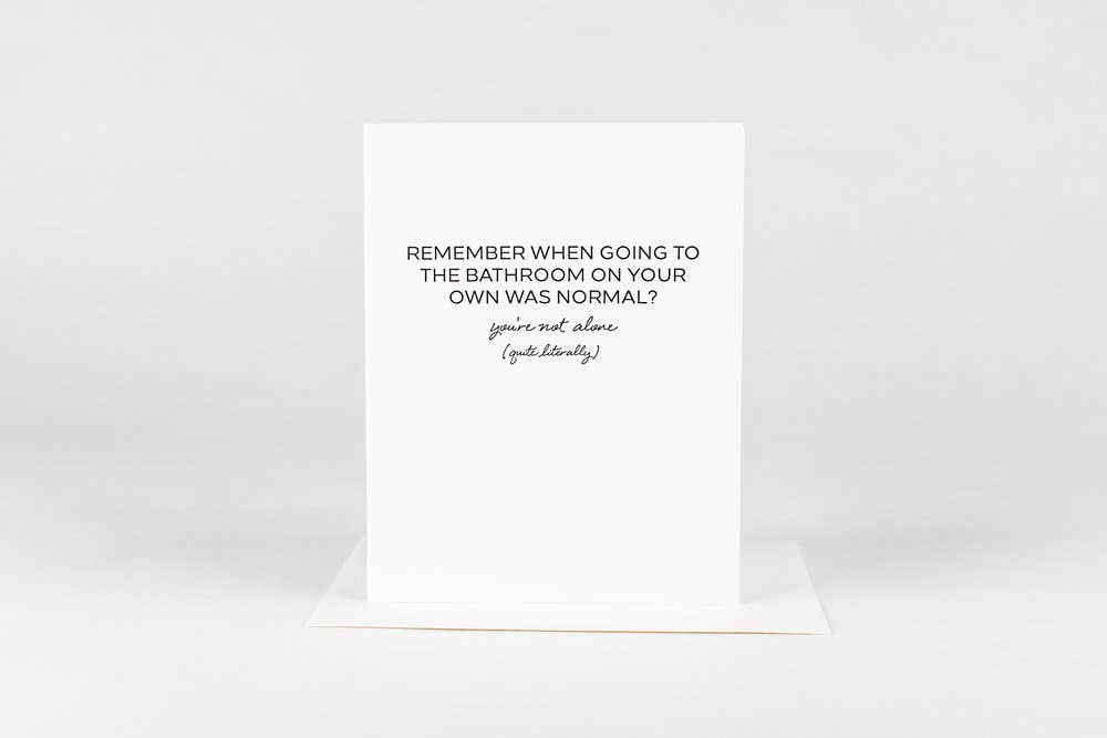 Lost Privacy Greeting Card