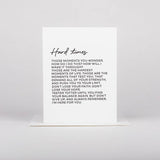 Hard Times Greeting Card