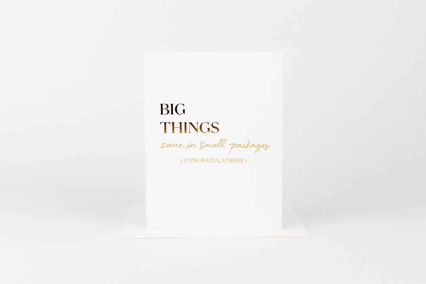 Big Things, Small Packages Greeting Card