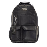 Itzy Ritzy - Black Herringbone Boss Backpack™ Diaper Bag