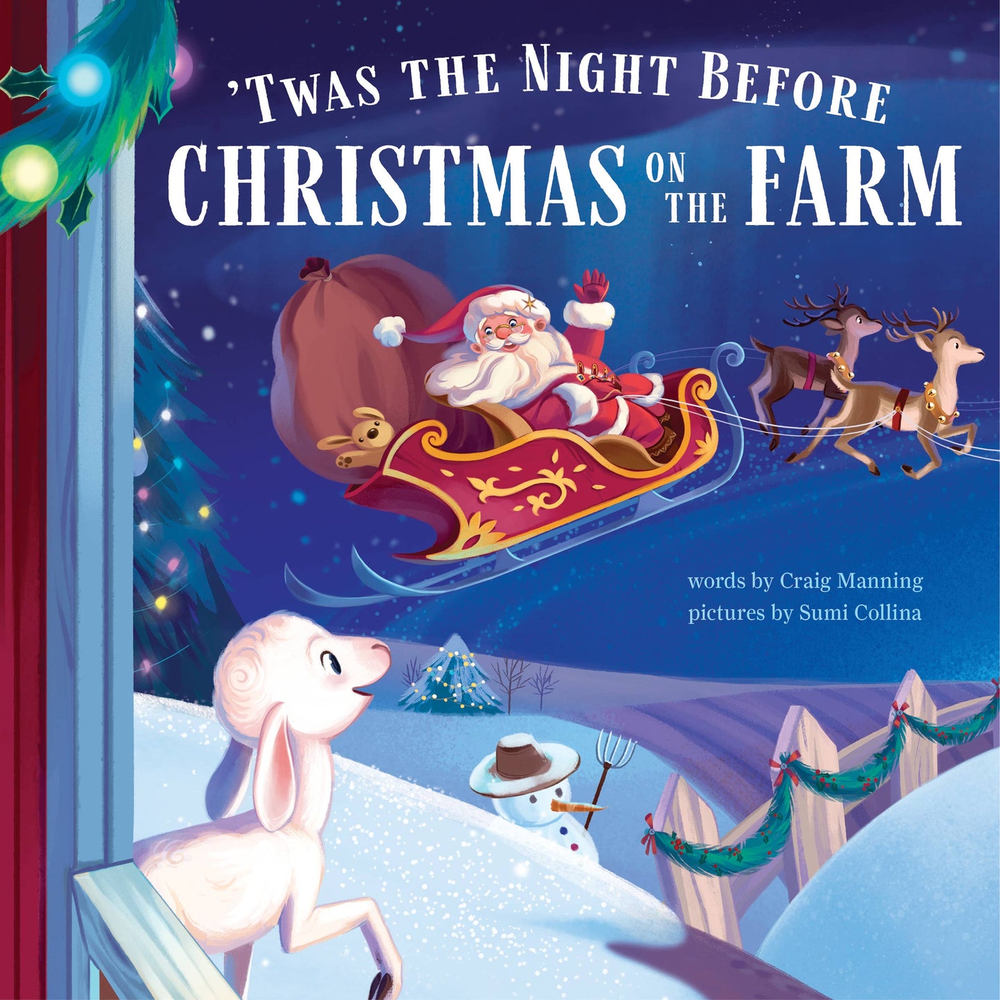 'Twas the Night Before Christmas on the Farm Book (hardcover)