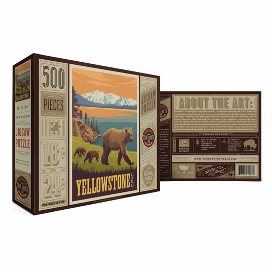 Yellowstone Lake Jigsaw Puzzle