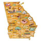 Georgia Cutting Board with Artwork by Fish Kiss™