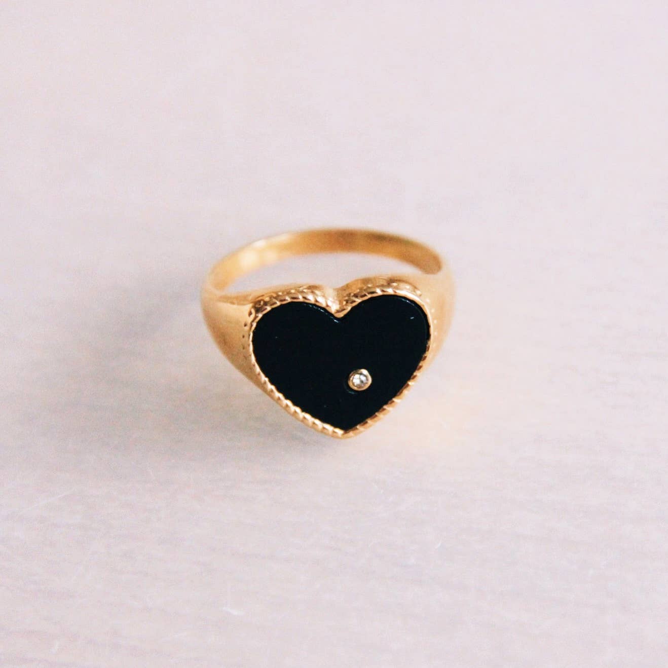 Black Heart Ring