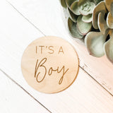 It's a Boy Gender Reveal Sign