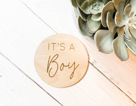 It's a Boy Gender Reveal Sign