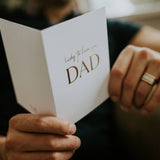 Lucky to Have You Dad Greeting Card