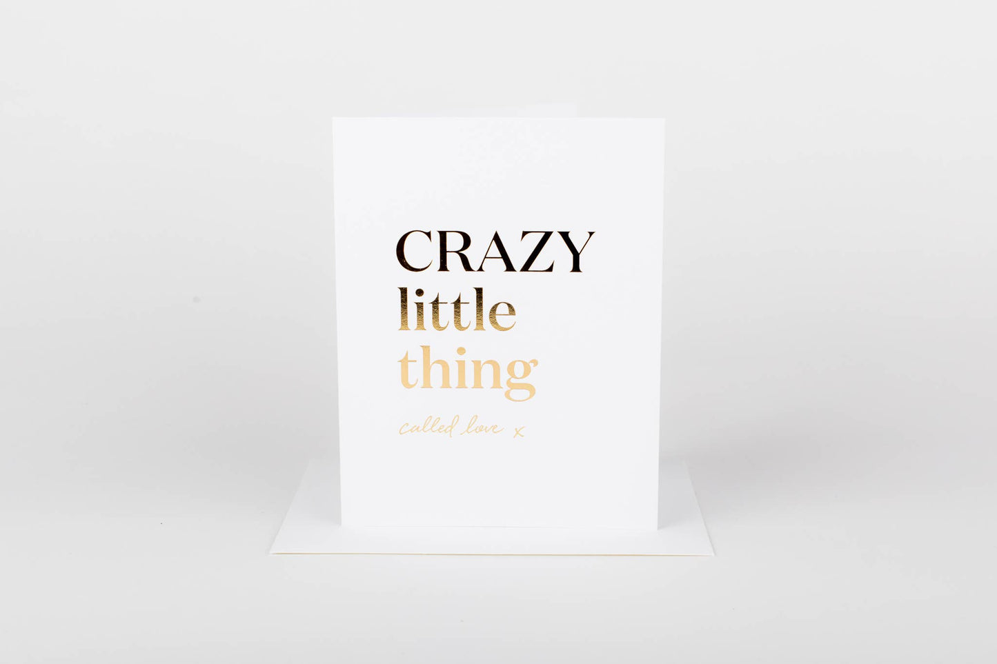 Crazy Little Thing Called Love Greeting Card