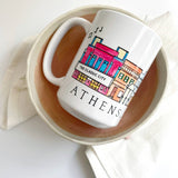 Athens, Georgia Watercolor Mug