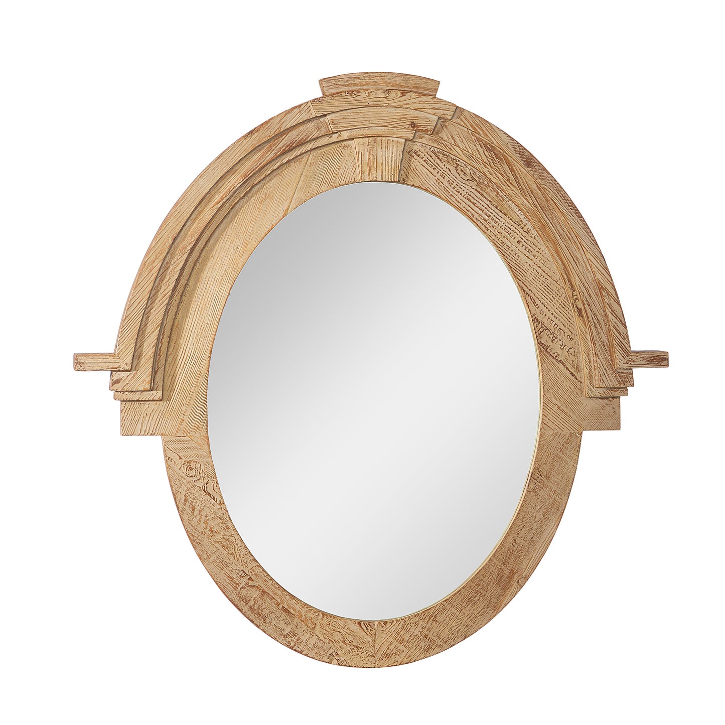 Natural Oval Mirror