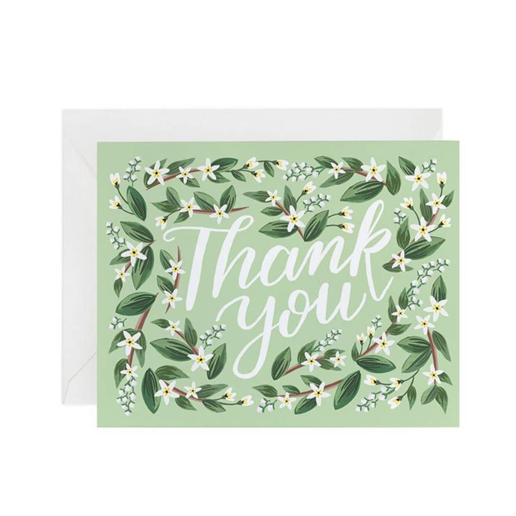 Jasmine - Thank You Card - Box Set (8 Cards)