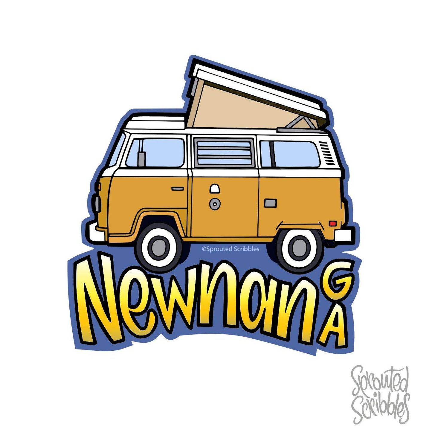 Newnan Georgia Camper Bus Sticker