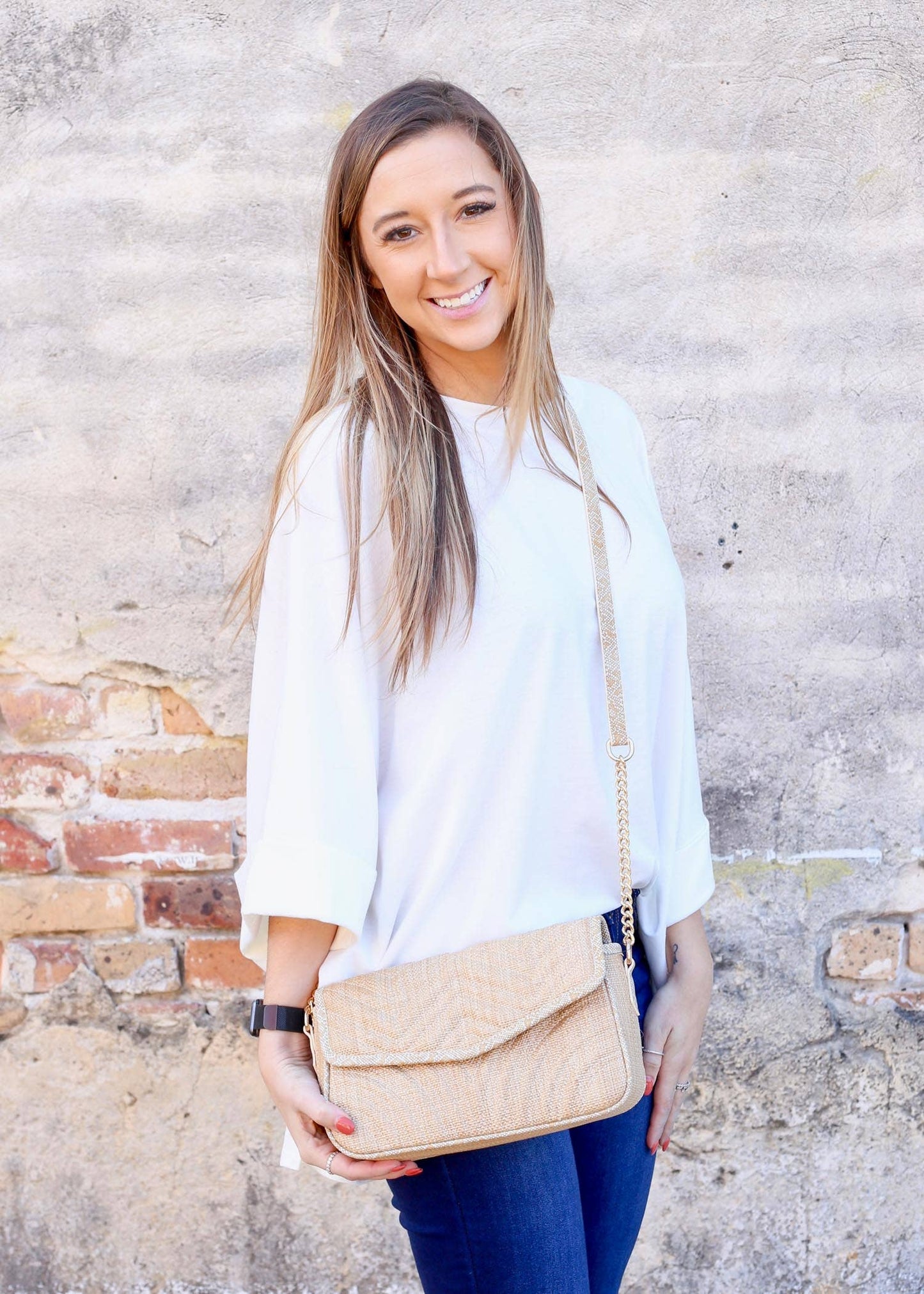 Darcy Crossbody With Chain Strap