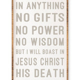 How Deep the Father's Love For Me |  Hymn Sign // 42 x 22"