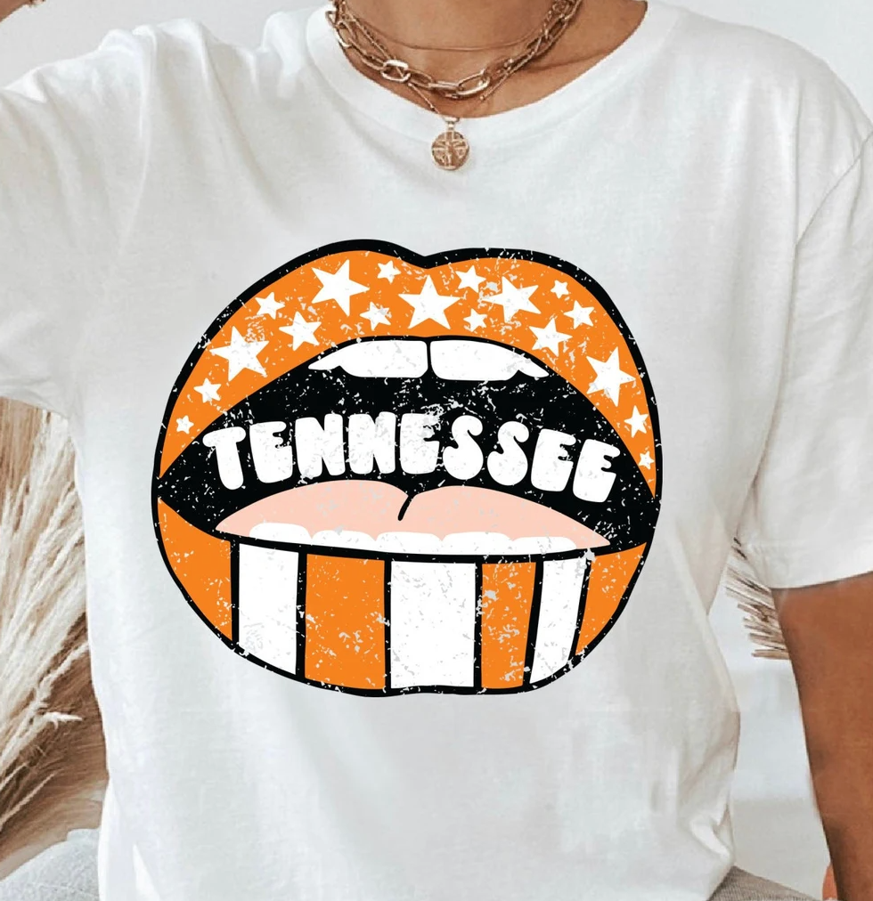 Tennessee Distressed Lips T-Shirt