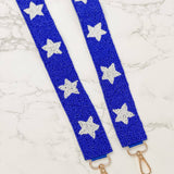 Beaded Purse Strap - Collegiate Stars