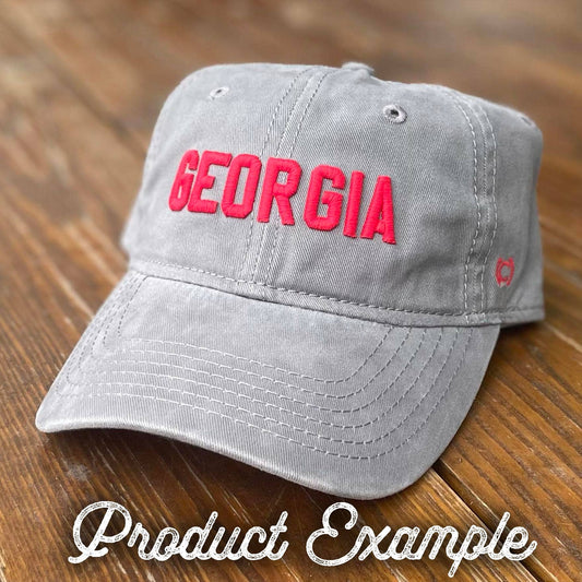 Georgia Embroidered State Hat