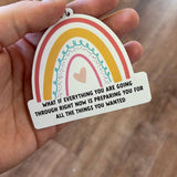 What if... / Rainbow - Car Air Freshener - Peony Scent