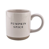 Pumpkin Spice Cream Stoneware Coffee Mug
