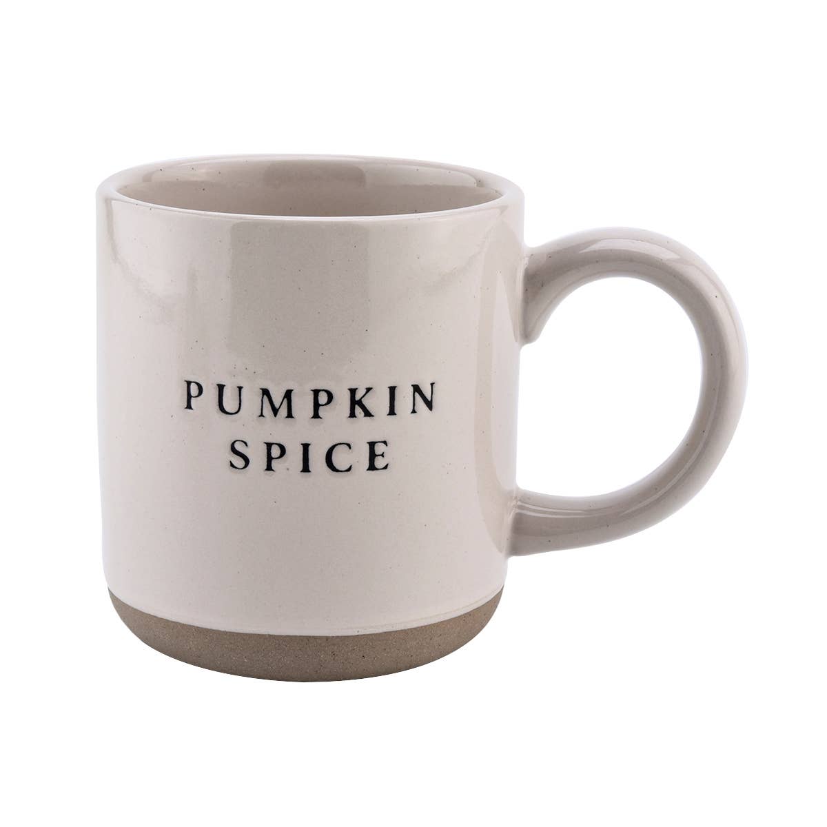 Pumpkin Spice Cream Stoneware Coffee Mug