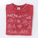 NORTH POLE MAP Mineral Graphic Top | Cardinal