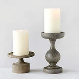 Mango Wood Pillar Candle Holder
