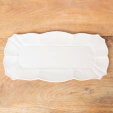 La Dolce Rectangle Platter - White