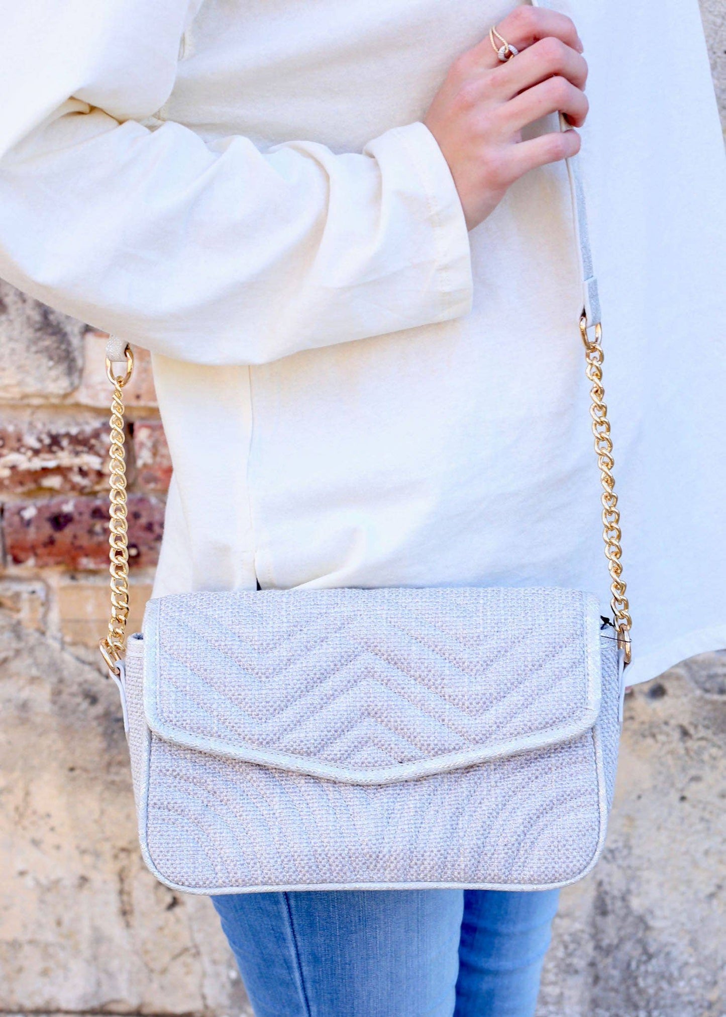 Darcy Crossbody With Chain Strap