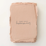 "Home Sweet Homeowner"  New Home Flat Greeting Card