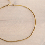 Flat Gold Snake Chain