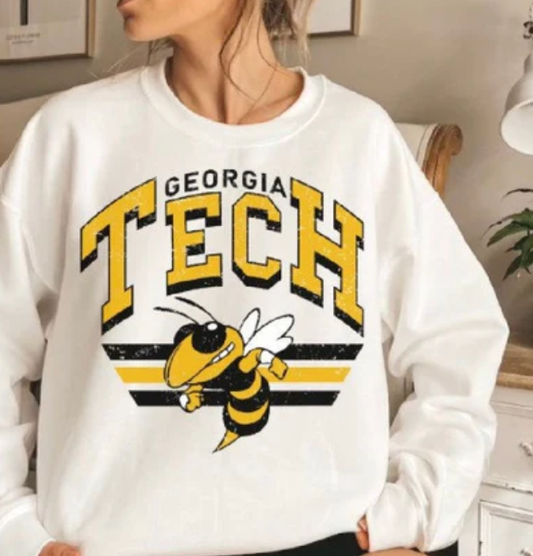 Georgia Tech Football Crewneck Sweatshirt