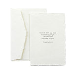 Deckled Greeting Cards with Envelope | Assortment