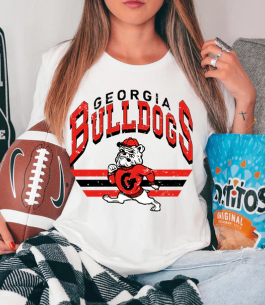 Georgia Bulldogs Vintage Distressed T-Shirt